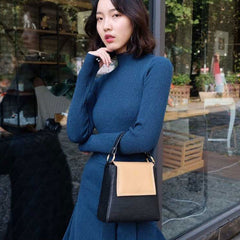 Stylish Leather Dark Green Womens Handbag Crossbody Bag Purse Shoulder Bag for Women