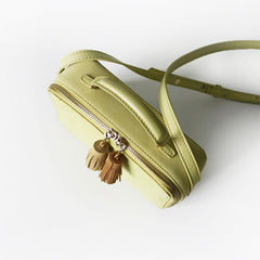 Cute Leather Green Womens Mini Box Crossbody Purse Box Shoulder Bag for Women