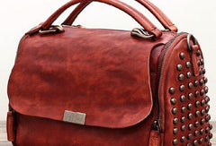 Handmade Leather womens handbag purse shoulder bag for women leather shopper bag - EverHandmade