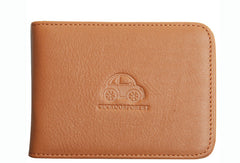 Genuine Leather Cute billfold Slim Wallet License Card Holder Wallet Purse For Women Girl