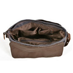 Mens Canvas Side Bag Messenger Bag Camera Courier Bag Shoulder Bag for Men
