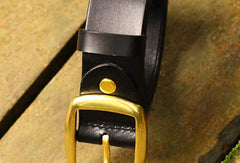 Genuine Leather Mens Leather Men Brown Black Belt for Men Cool Leather Belt - EverHandmade