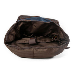 Waxed Canvas Mens Travel Backpack Canvas Hiking Backpack Canvas Backpack for Men