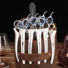 Cool Leather Mens Hairstylist Tool case barber pouch scissors case Belt Pouch Waist Bag