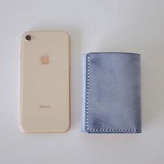 Handmade LEATHER Womens Trifold Small Wallet Leather Small Wallet FOR Women