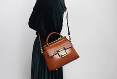 Women Leather Handbag Purse Shoulder Bag for Women Leather Crossbody Bag - EverHandmade