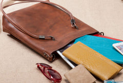 Handmade Leather handbag shoulder bag large tote for women leather shopper bag - EverHandmade