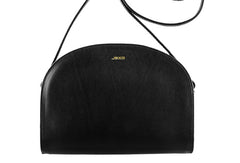 Genuine Leather Half Moon Bag Purse Crossbody Bag Shoulder Bag Purse For Women