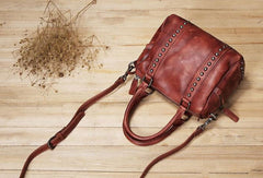 Handmade Leather handbag purse shoulder bag for women leather shopper bag - EverHandmade