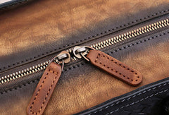 Genuine Handmade Woven Vintage Leather Handbag Shoulder Bag Women Leather Purse - EverHandmade