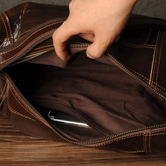 Leather Cool Mens Chest Bag Sling Bag Sling Crossbody Bag for men