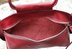 Handmade handbag purse leather crossbody bag purse shoulder bag for women