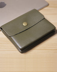 Cute Women Black Leather Mini Zip Coin Wallets Change Wallets Slim Billfold Wallet For Women