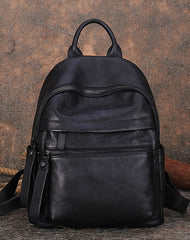 Best Vintage Coffee Leather Rucksack Womens Vintage School Backpacks Leather Backpack Purse