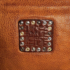 Handmade Genuine Leather Mens Clutch Cool Slim Wallet Zipper Clutch Wristlet Wallet for Men