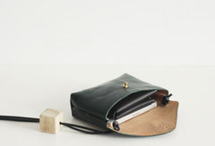 Handmade leather purse phone bag shoulder bag cossbody bag purse women