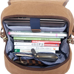 Canvas Leather Mens 15