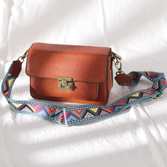 Womens Small Satchel Bag Wider Strap Crossbody Bag - Annie Jewel