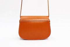Handmade Leather Round Bag Crossbody Bag Shoulder Bag Purse for Women Leather Bag - EverHandmade