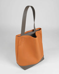 Cute Womens White Leather Shoulder Tote Bag Best Tote Handbag Shopper Bag Purse for Ladies