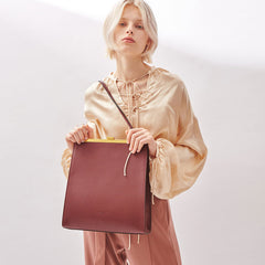 Stylish Leather Brown Womens Shoulder Bag Crossbody Bag Purse for Women