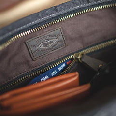 Cool Casual Canvas Men's Gray Side Bag Postman Bag Messenger Bag For Men