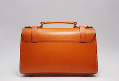 Handmade Vintage Leather Messenger Bag Purse Satchel Bag Crossbody Shoulder Bag for Girl Women Lady - EverHandmade