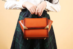 Genuine Leather crossbodybag handbag shoulder bag for women leather bag - EverHandmade