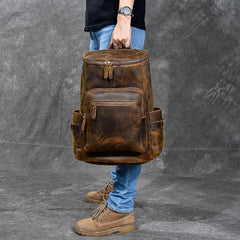 Brown Leather Men 14