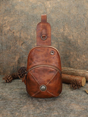 Cool Mens Womens Cap Sling Bag Vintage - Bill Slots Detail
