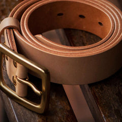 Handmade  Leather Mens Belts Custom Cool Leather Men Black Belts for Men