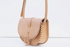 Handmade leather purse satchel phone bag shoulder bag cossbody bag purse women