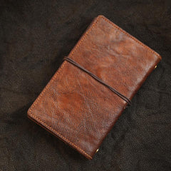 Vintage Handmade Leather Journal Notepad Brown Notebook For Men