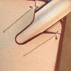 Handmade Leather Mens Cool billfold Leather Wallet Men Slim Wallet Bifold for Men