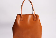 Handmade Leather Tote Purse Bucket Bag Handbag Shoulder Bag Large for Women Leather Shopper Bag - EverHandmade