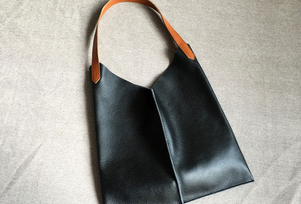 Stylish Unique Leather Tote Bag Purse Shoulder Bag Handbag For Women - EverHandmade