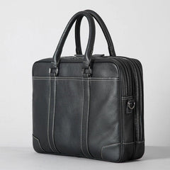 Handmade Leather Mens Cool Messenger Bag Work Bag Business Bag Briefcase Bag for men