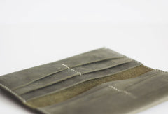 Handmade leather dark green clutch purse long wallet purse clutch women - EverHandmade