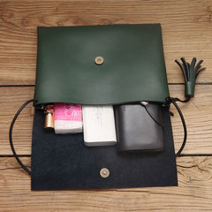 Cute LEATHER White WOMEN SHOULDER BAG Stylish Green Crossbody Purse FOR WOMEN