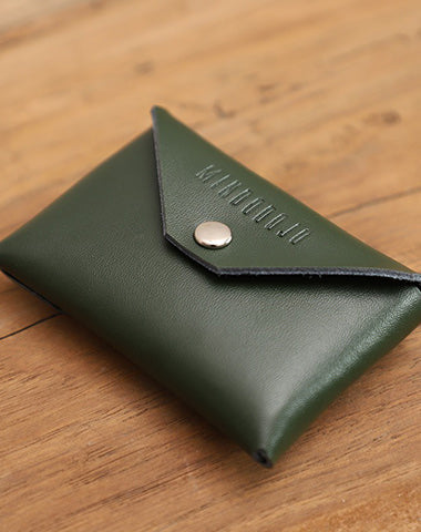 Cute Green Leather Card Holder Women Coin Wallet Multi Card Wallets For Women