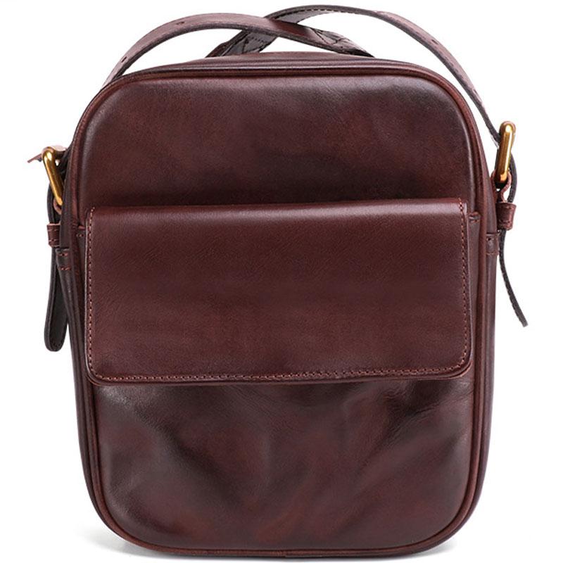 Cool Leather Small Side Bag Messenger Bag Small Shoulder Bags For Men