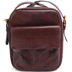Cool Leather Small Side Bag Messenger Bag Small Shoulder Bags For Men