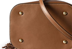 Genuine Leather bucket bag shoulder bag for women leather crossbody bag - EverHandmade
