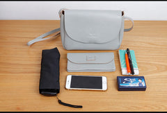 Handmade Genuine Leather Cute Crossbody Fashion Wallet Shoulder Bag Women Leather Purse