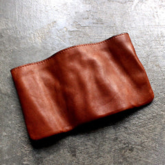 Cute LEATHER Wrinkled Womens Small Wallet Bifold Leather Small Wallets FOR Women
