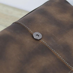 Cool Leather Mens Vintage Brown Messenger Bag Side Bag Small Shoulder Bag for Men