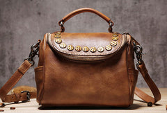 Handmade Leather handbag phone bag purse for women leather shoulder bag crossbody bag - EverHandmade