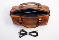 Handmade Leather Handbag Doctor Bag Purse Crossbody Shoulder Bag for Girl Women Lady - EverHandmade