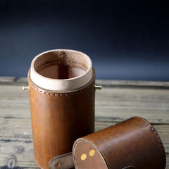 Handmade Leather Pencil Holder Pencil Case Pencil Barrel Case