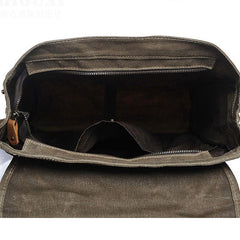 Cool Waxed Canvas Mens School Backpack Canvas Travel Backpack Canvas Backpack for Men